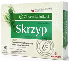 Colfarm Zioła w Tabletkach Skrzyp suplement diety 30 tabletek