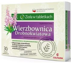 Colfarm Zioła w Tabletkach Wierzbownica Drobnokwiatowa suplement diety 30 tabletek