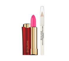 Collistar Rossetto Lipstick zestaw pomadka do ust 40 Ciclamino 4ml + Transparent Lip Pencil kredka do ust