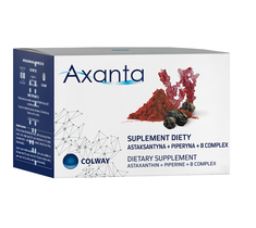 Colway Axanta astaksantyna + piperyna + B complex suplement diety 60 kapsułek