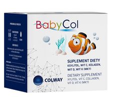 Colway BabyCol pastylki dla dzieci z kolagenem i witaminami suplement diety 60 sztuk