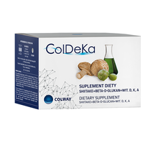 Colway ColDeKa olej z wątroby dorsza oraz witamina A. D i K suplement diety 60 kapsułek