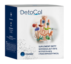 Colway DetoCol wzmacniający dietę oczyszczającą i przeciwpasożytniczą suplement diety 90 kapsułek