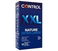 Control Nature 2Xtra Large prezerwatywy powiększone z naturalnego lateksu (12 szt.)