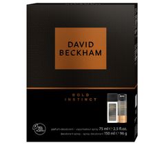 David Beckham Bold Instict Zestaw prezentowy dla mężczyzn perfumowany dezodorant 75 ml+dezodorant spray150ml (1 szt.)