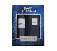 David Beckham – zestaw kosmetyków Classic Blue dezodorant z atomizerem 75 ml + dezodorant w sprayu 150 ml