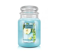 Country Candle duża świeca zapachowa z dwoma knotami - Cilantro Apple & Lime (652 g)