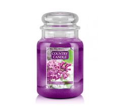 Country Candle duża świeca zapachowa z dwoma knotami - Fresh Lilac (652 g)