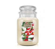 Country Candle duża świeca zapachowa z dwoma knotami - Sugar Cookies (652 g)