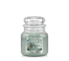 Country Candle średnia świeca zapachowa z dwoma knotami - Frosty Branches (453 g)