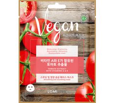 Lomi Lomi Vegan Sheet Mask – wegańska maseczka w płachcie Pomidor (20 ml)
