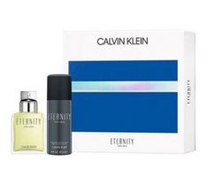 Calvin Klein – Eternity For Men zestaw woda toaletowa spray 100ml + dezodorant spray 150ml (1 szt.)
