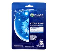 Garnier – Skin Naturals Hydra Bomb Maska odżywcza w płacie na noc (1 szt.)