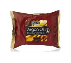 Beauty Formulas – Argan Oil Cleansing Facial Wipes oczyszczające chusteczki z olejkiem arganowym (30 szt.)