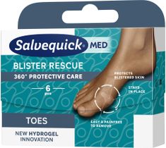 Salvequick – Blister Rescue Toes hydrożelowe plastry na pęcherze na palcach (6 szt.)