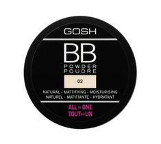Gosh BB Powder – puder prasowany do twarzy 02 Sand (6.5 g)