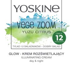 Yoskine Vege Zoom rozświetlający krem na dzień i na noc Yuzu Citrus (50 ml)