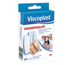 Viscoplast – Uniwersalny zestaw hipoalergicznych plastrów (24 szt.)