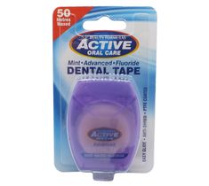 Active Oral Care Dental Tape taśma miętowa woskowana z fluorem (50 ml)