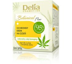 Delia Botanical Flow Ochronny krem na dzień z naturalnym olejem konopnym (50 ml)