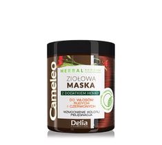 Delia Cameleo Herbal maska ziołowa Maska czerwona do włosów rudych/czerwonych (250 ml)