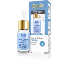 Delia Cosmetics 100% serum do twarzy szyi i dekoltu kolagenowe odmładzające 10 ml