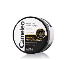 Delia Cosmetics Cameleo BB maska do włosów zniszczonych keratynowa mini 50 ml
