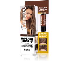 Delia Cosmetics Cameleo Hair&Root Touch-up korektor tuszujący odrosty i siwe włosy - jasny brąz 1 szt.