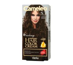 Delia Cosmetics Cameleo HCC farba do włosów permanentna Omega+ nr 5.3 light golden brown 119 ml