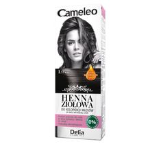 Delia Cosmetics Cameleo henna ziołowa nr 1.0 czarny (75 g)