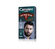 Delia Cosmetics Cameleo Men krem koloryzujący do brody, wąsów i włosów nr 1.0 Black (1 op.)