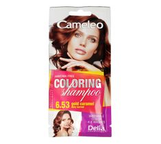 Delia Cosmetics Cameleo Szampon koloryzujący 6.53 Złoty Karmel (40 ml)