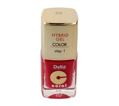 Delia Cosmetics Coral Hybrid Gel emalia do paznokci nr 35 11 ml