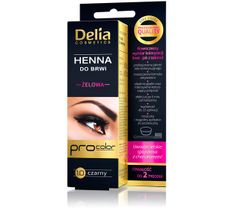 Delia Cosmetics Henna do brwi żelowa 1.0 czarna (2 ml)