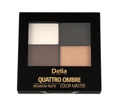 Delia Cosmetics Quattro Ombre Cienie do powiek Color Master nr 404 Golden Praline 1 szt.