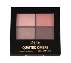 Delia Cosmetics Quattro Ombre Cienie do powiek Color Master nr 405 Sweet Coral 1 szt.