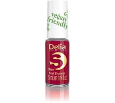 Delia – Cosmetics Vegan Friendly Emalia do paznokci Size S nr 213 Red Velvet (5 ml)