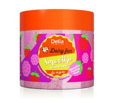 Delia Dairy Fun peelingujące smoothie do mycia ciała Dziewczyna Jak Malina 350ml