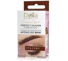Delia Eyebrow Expert Perfect Shaper stylizująco-pielęgnujące mydło do brwi Brązowy 10ml