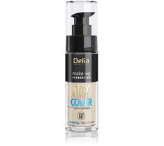 Delia – Podkład Stay Flawless Cover Skin Defined nr 504 Sand (30 ml)