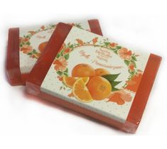Delicate Organic Naturalne mydło w kostce Pomarańczowe (80 g)