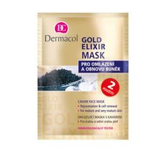 Dermacol Gold Elixir Caviar Face Mask maseczka do twarzy z kawiorem 2x8g