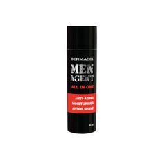 Dermacol Men Agent All In One Anti-Aging & Moisturiser & After Shave przeciwstarzeniowy nawilżający balsam po goleniu 50ml