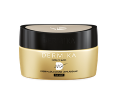 Dermika Gold Total Benefit 24K krem-maska do twarzy regenerujący na noc 150 ml