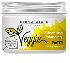 DermoFuture – Veggie Pasta Glinka ogórek i imbir cera mieszana i tłusta oczyszczająco pielęgnacyjna (150 ml)