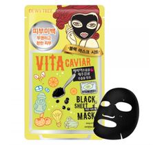 Dewytree Vita Caviar Black Sheet Mask witalizująca maska w płachcie z kawiorem (30 g)