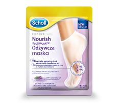Scholl – Expert Care Nourish Pedi Mask odżywcza maska do stóp z olejkiem lawendowym (1 szt.)