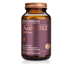 Doctor Life Active B12 aktywna witamina B12 500mg suplement diety 60 kapsułek