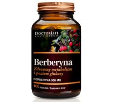 Doctor Life Berberyna 500mg zdrowszy metabolizm i poziom glukozy suplement diety 100 kapsułek
