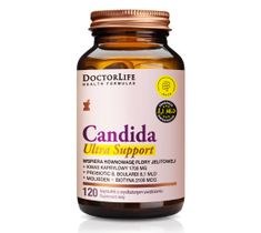 Doctor Life Candida Ultra Support suplement diety wspomagający równowagę flory jelitowej (120 kapsułek)